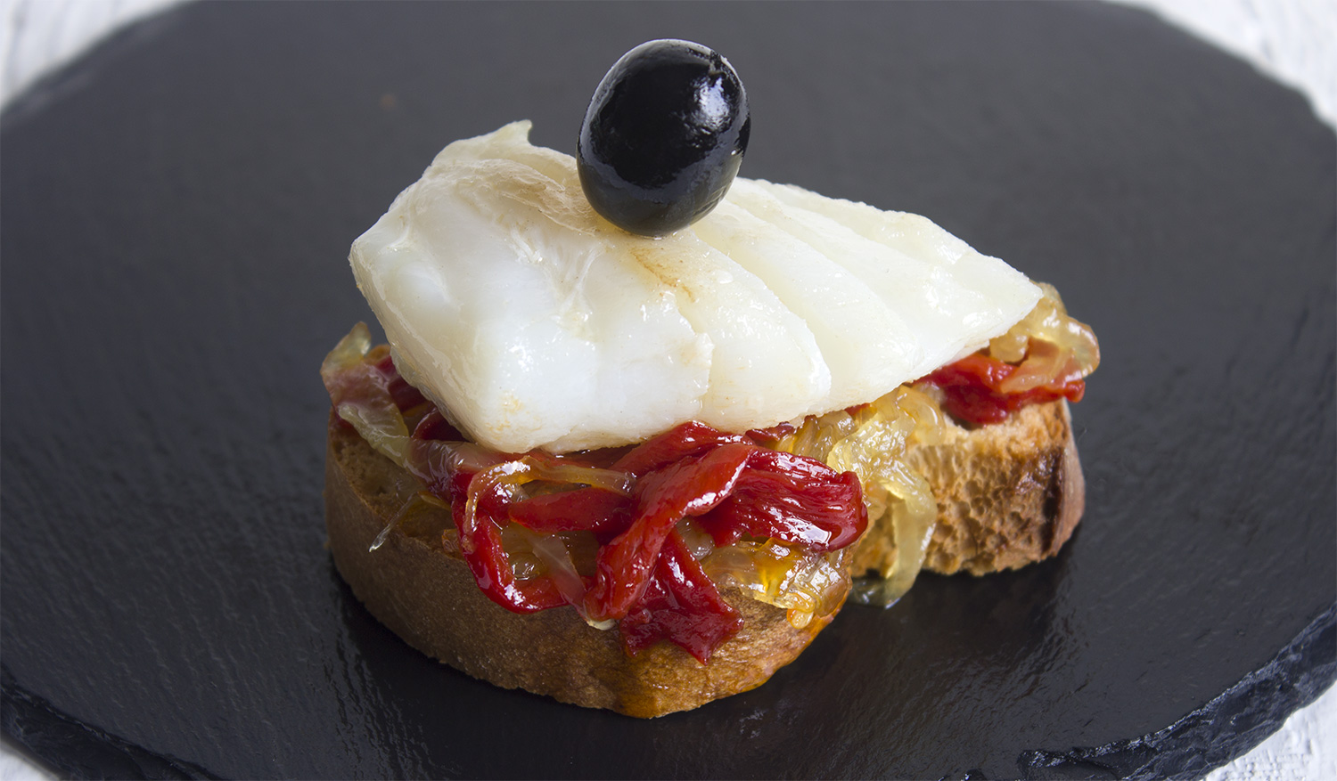 Tosta De Ventresca De Bacalao Bacalao BARQUERO Tosta De Ventresca De Bacalao Bacalao BARQUERO